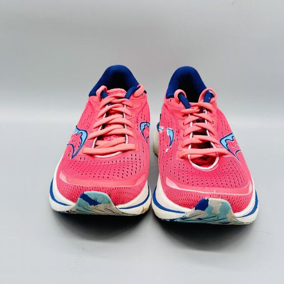 Saucony Shoes Womens 7 Pink Blue Endorphin Speed Road Running Athletic Sneakers - Picture 3 of 13